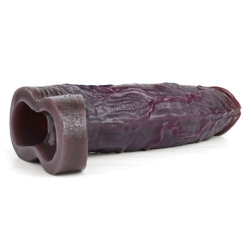 Penis Sheath Male BIGGER Sleeve Girth Reusable Condom Extender-Enlarger-Enhancer gallery
