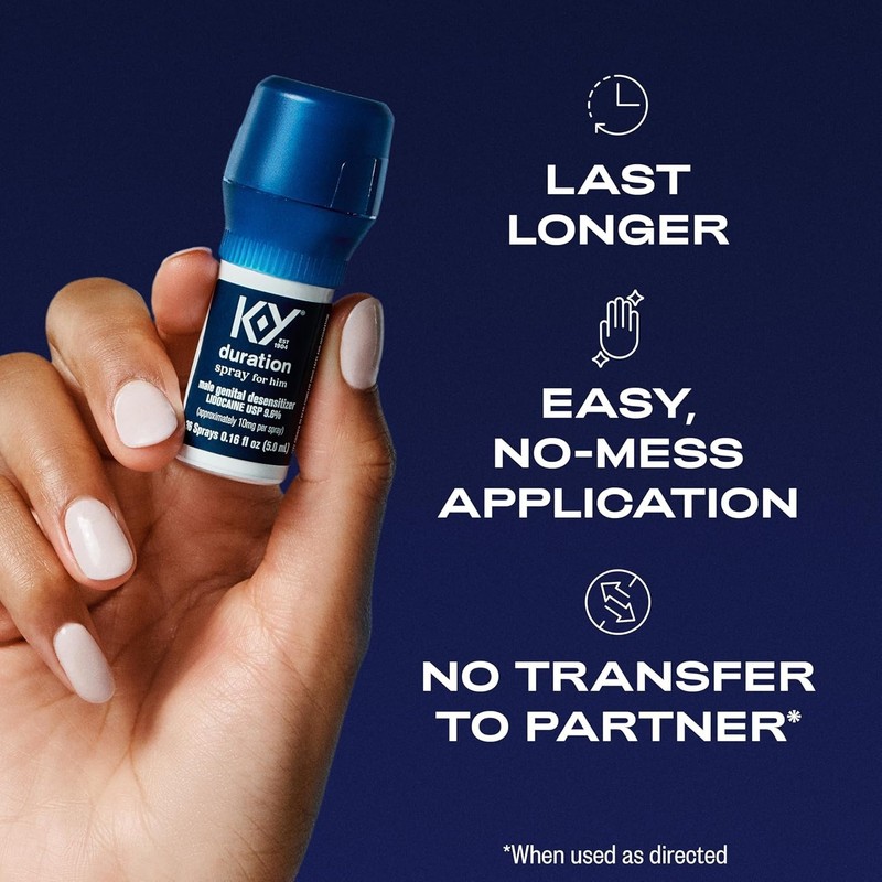 Duration Spray for Men, K-Y Male Genital Desensitizer Numbing Spray to Last Long gallery