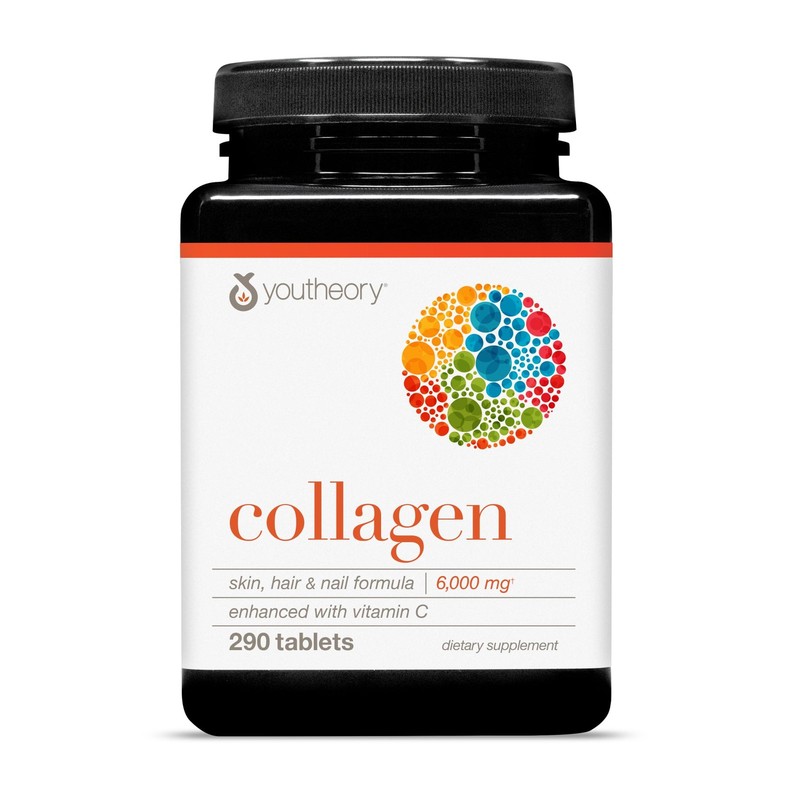 Youtheory Advanced Collagen – 6,000 mg 290 Count (Pack of 1), Black