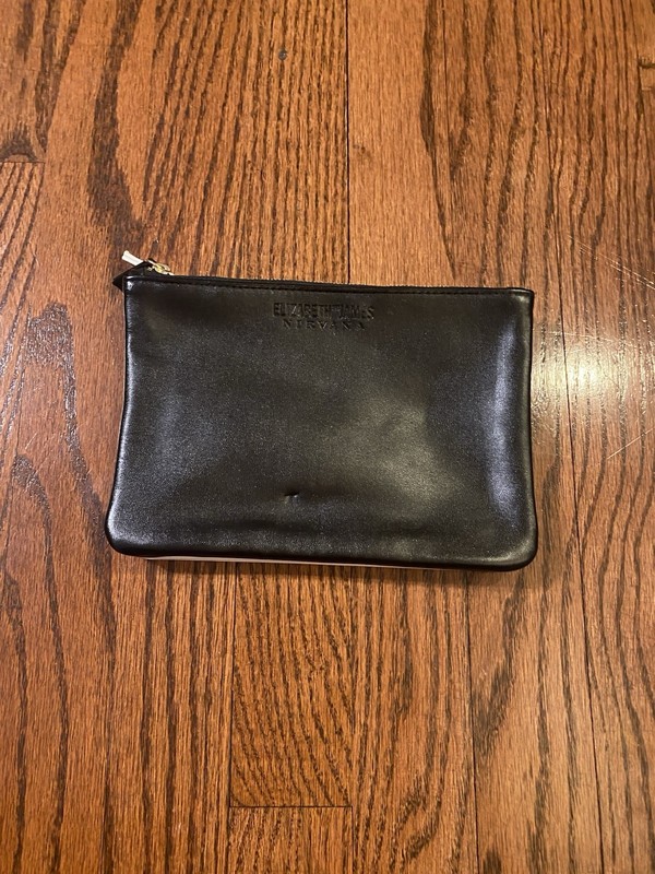 Elizabeth and James 2 In1Nirvana White&Black Clutch Cosmetic Bag Zipper Pouch gallery