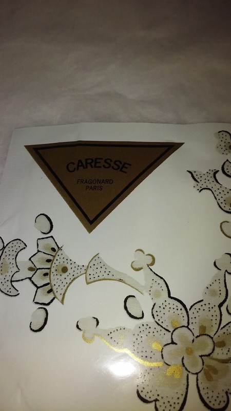 Caresse by fragonard sachet sample towel new gallery