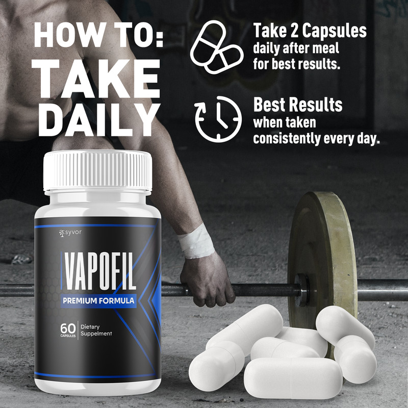 (2 Pack) Vapofil Advanced Male Pills Vapo Fil Formula Supplement 120 Capsules gallery