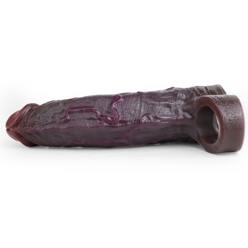 Penis Sheath Male BIGGER Sleeve Girth Reusable Condom Extender-Enlarger-Enhancer gallery