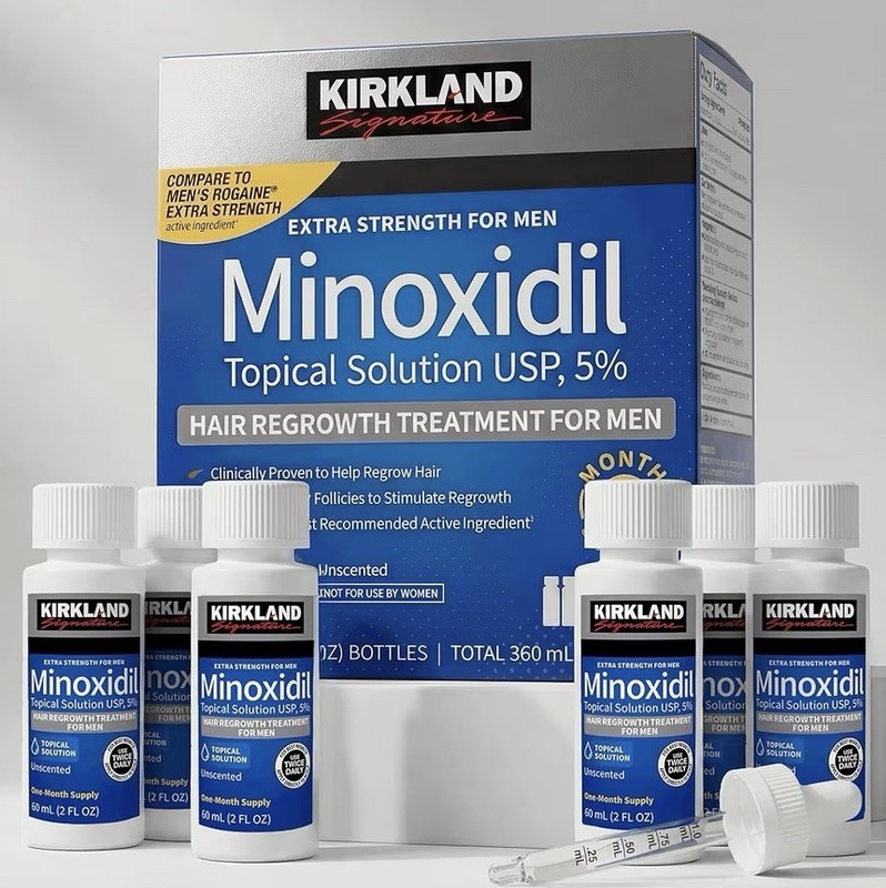 Kirkland Signature Minoxidil 5% Hair Regrowth Treatment for Men – 12oz (6x2fl…