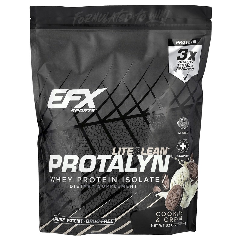 Protalyn® Whey Protein Isolate, Cookies & Cream, 2 lb (907 g)