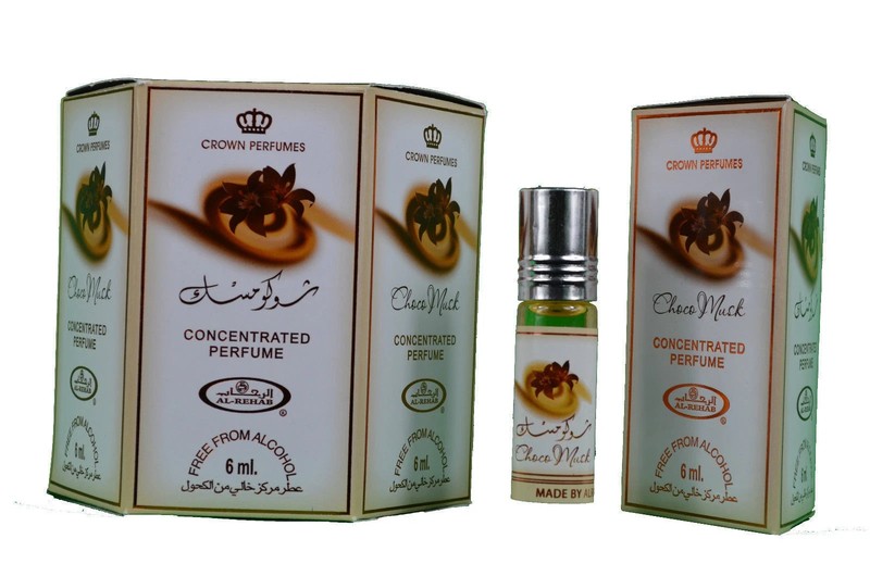 Al Rehab Choco Musk Attar Long Lasting Fragrance 6ml Pack OF 6