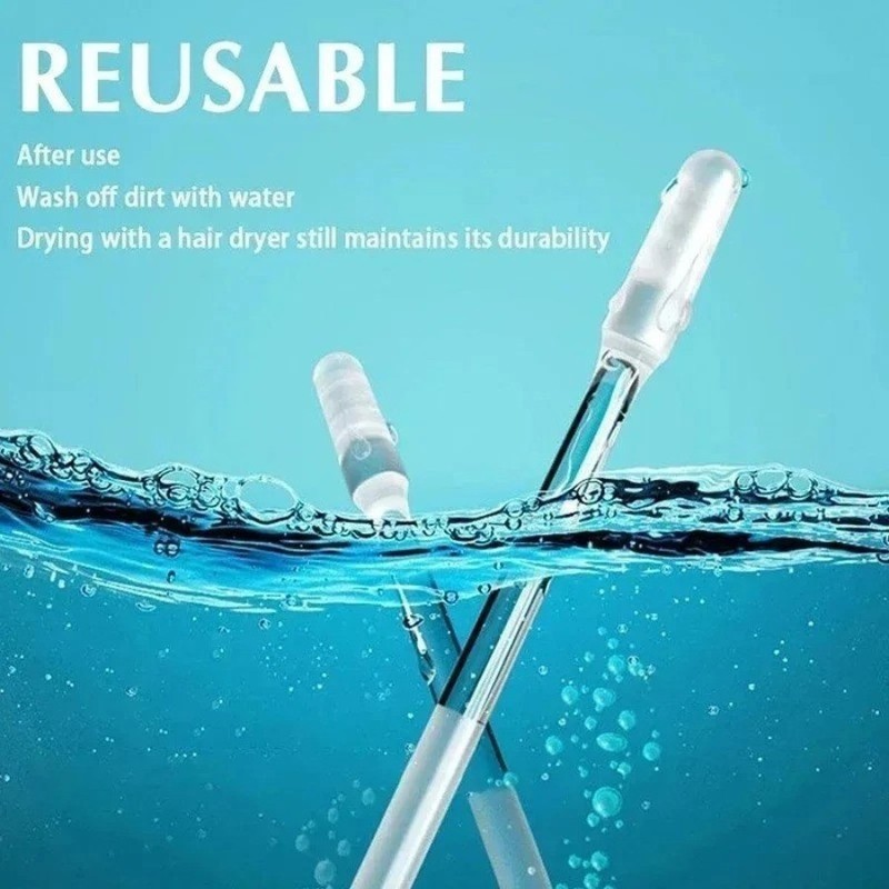24pcs Disposable Silicone Ear Wax Remover Sticky Earpick S/L Cleaner Set - NEW gallery