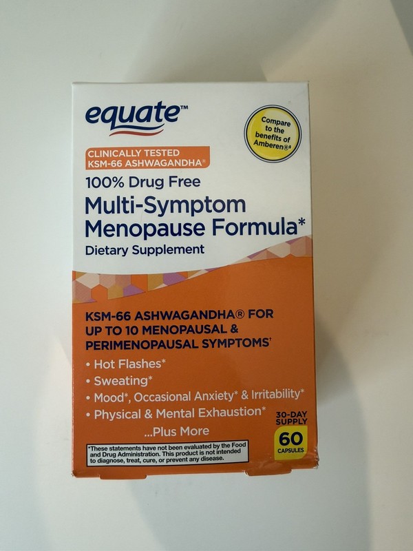New Box Equate Multi-Symptom Menopause Formula 100% Drug-free