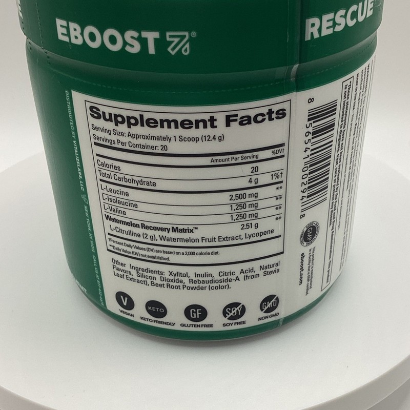 Eboost Rescue BCAA Recovery Matrix Watermelon – 20 Servings | Energy Support gallery