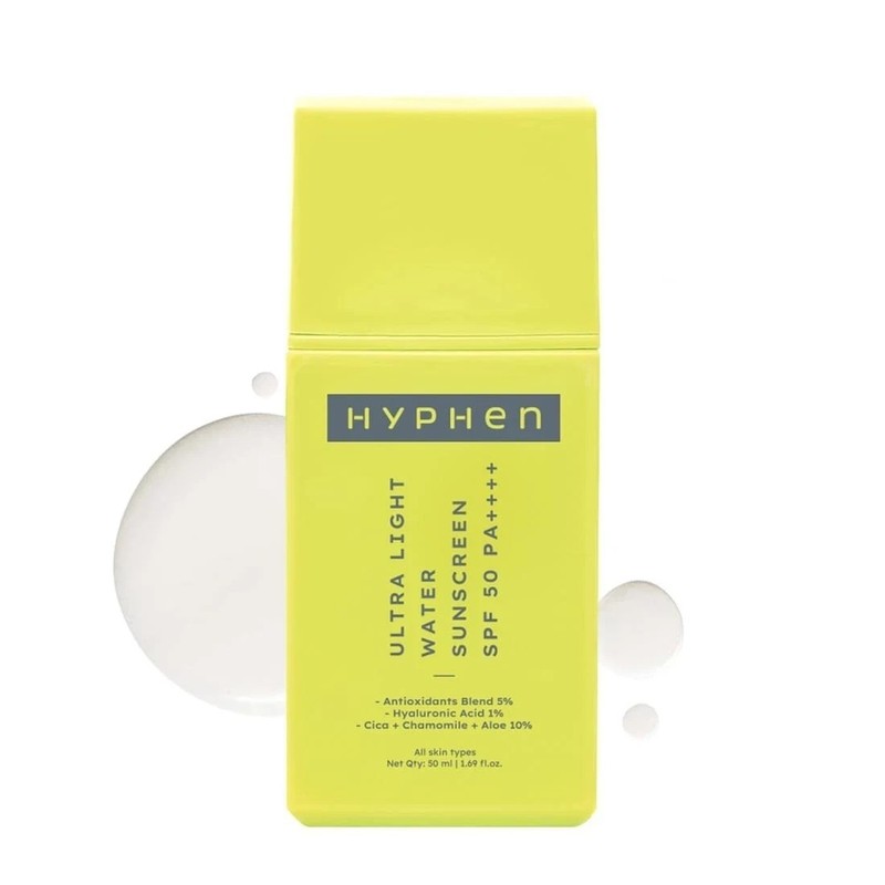Hyphen Ultra Light Water Sunscreen Spf 50 For All Skin Types 50ml