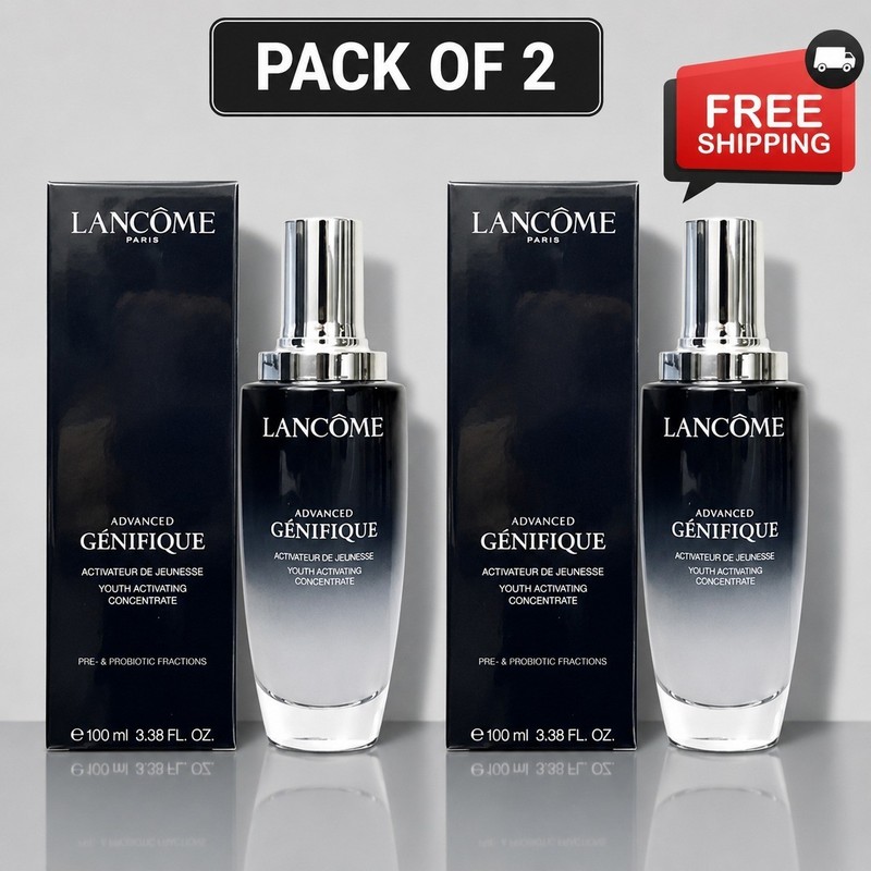 Lancôme Advanced Génifique Youth Activating Concentrate 3.38 oz 100 ml Pack of 2
