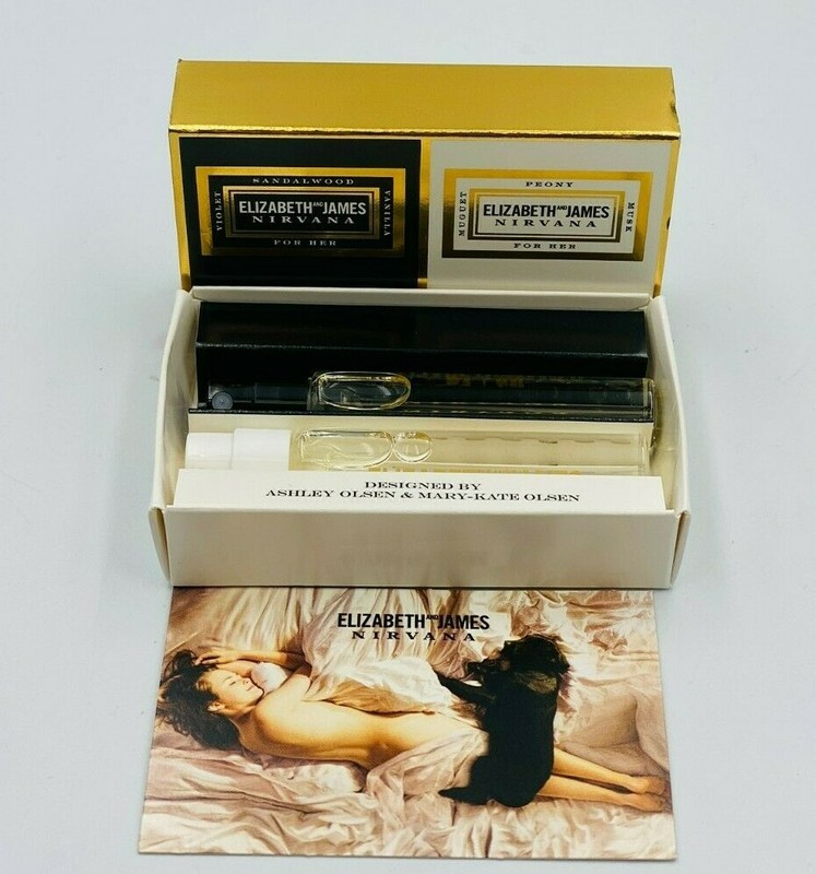 Elizabeth and James Nirvana White/Black Set Spray 2 x 0.14 oz/4 ml NIB Lot 50pcs gallery