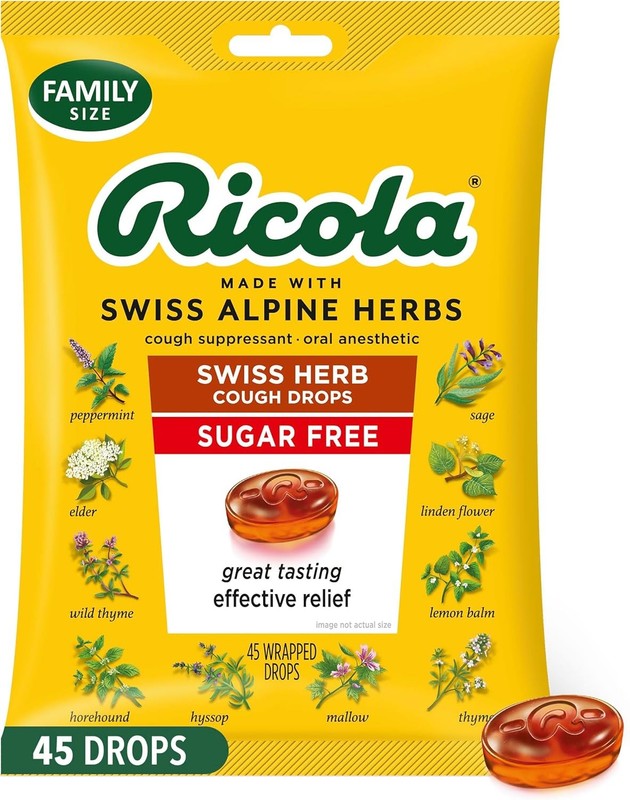 Ricola Original Herb Cough Drops, 45 Count