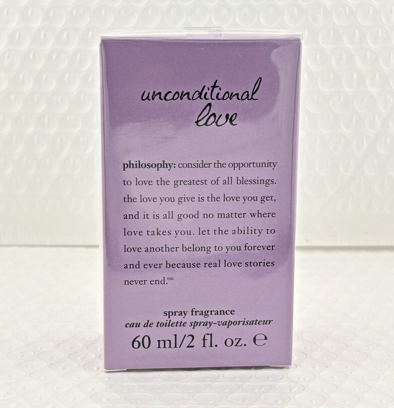 Philosophy Unconditional Love Eau de Toilette spray. 2 oz/60mL New In Sealed Box gallery