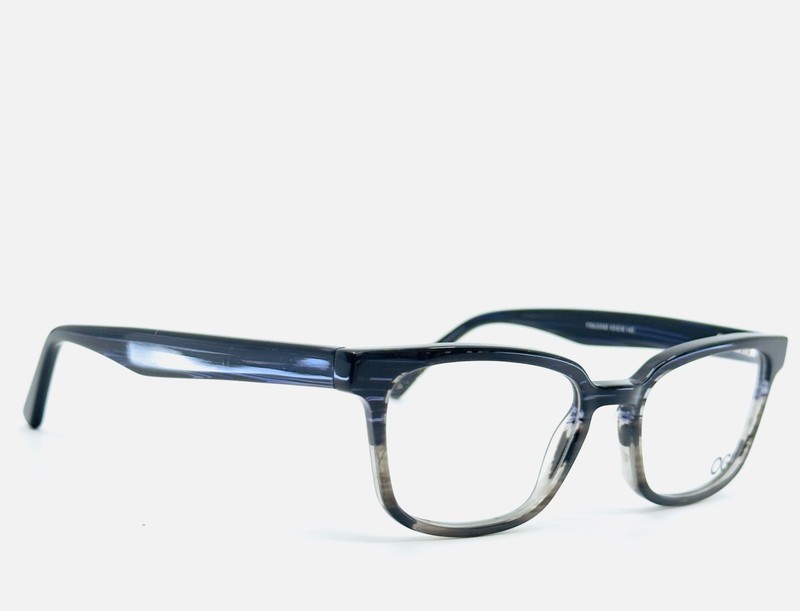 NEW OGI HERITAGE 7166/2083 Black Grey Square Full Rim Eyeglasses 50-18-145 B:35 gallery