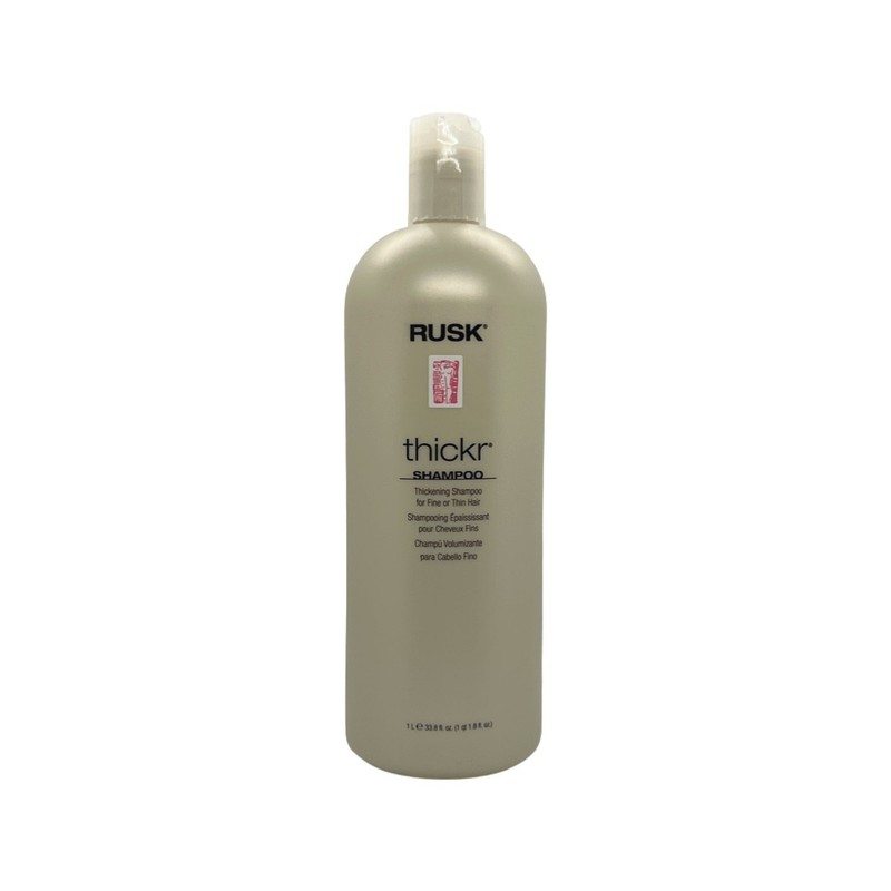 Rusk Thickr Shampoo Thickening for Fine Hair or Thin Hair 33.8 Oz