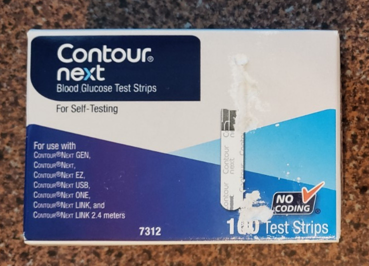 100 Contour Next Test Strips 2/27 Exp 02/2027 or later
