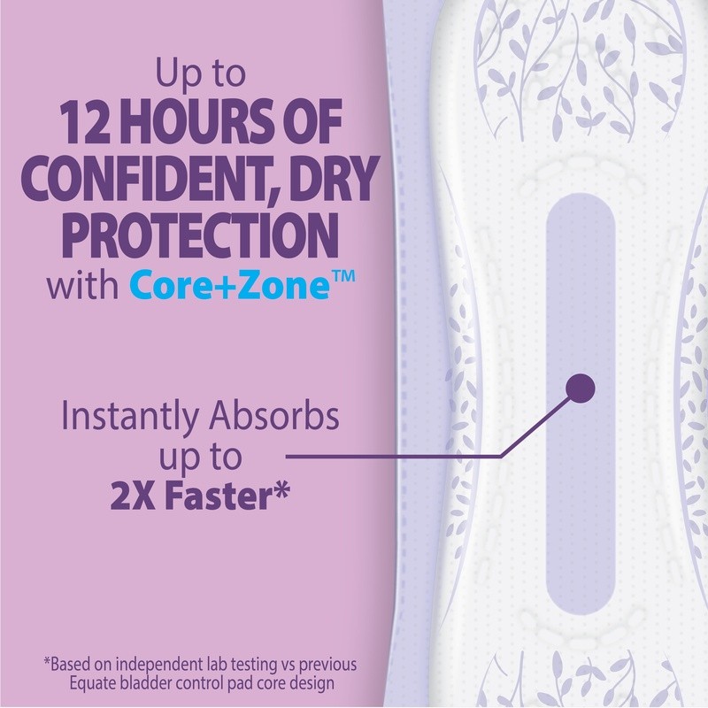 Ultimate Long Incontinence Pads Women 102 Count Absorbent Odor Guard Breathable gallery