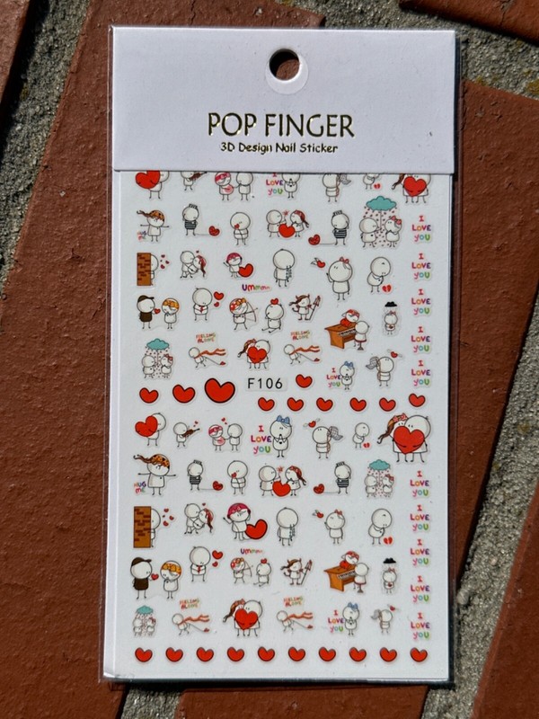 NAIL ART STICKERS 3D Luxury Design New Trend