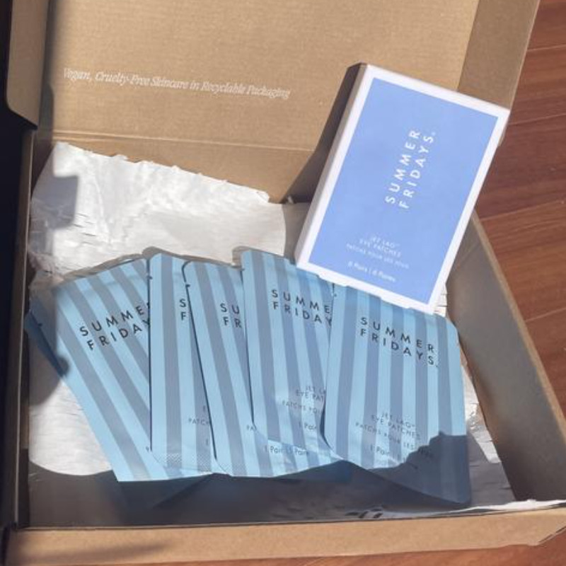 NIB 100% Authentic Summer Fridays Jet Lag Eye Patches,6 pairs gallery