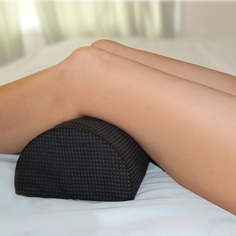 Half Moon Pillow for Leg Elevation | Ankle Knee Neck and Lumbar Support Bolst... gallery