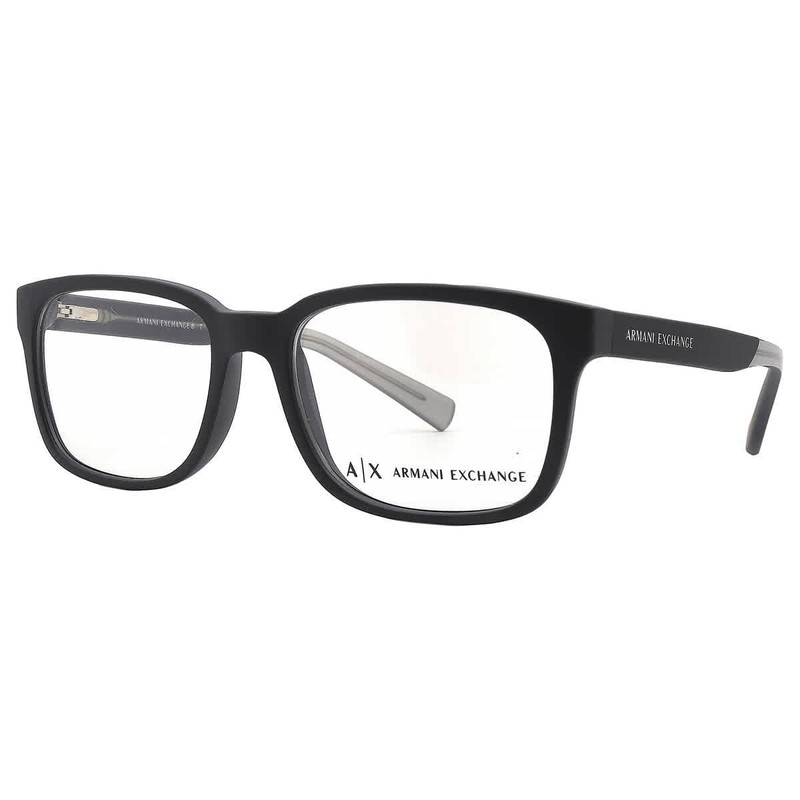 Armani Exchange Demo Square Men's Eyeglasses AX3029 8182 54 AX3029 8182 54 gallery
