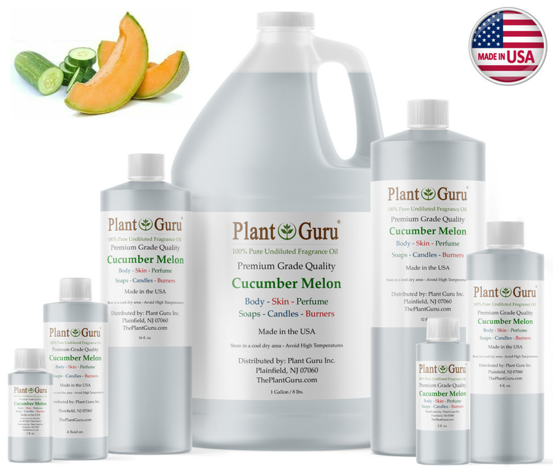 Cucumber Melon Fragrance Oil For Candle, Soap Making, Diffuser and Burners