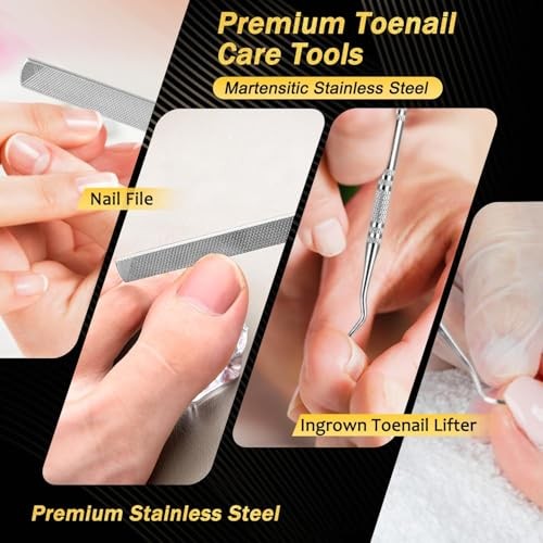 Toenail Clippers for Seniors, Ingrown Toe Nail Clippers for Thick Nails for gallery