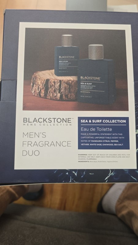Blackstone Fragrance Cologne Sea & Surf 2 Bottles 100ml & 30ml Set Free Shipping gallery
