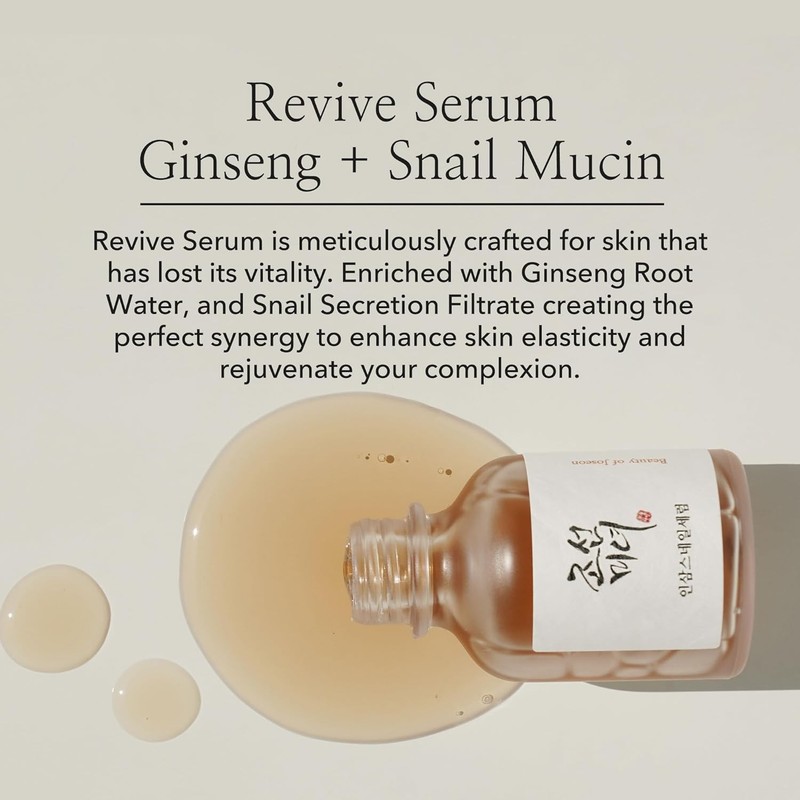 Snail Mucin Ginseng Serum Hydrating Peptide Facial Moisturizer Dark Spot Acne Sc gallery