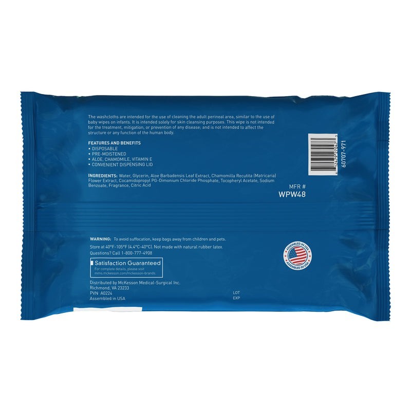 McKesson Personal Cleansing Wipes 96 Count Disposable Washcloths Adult Care gallery