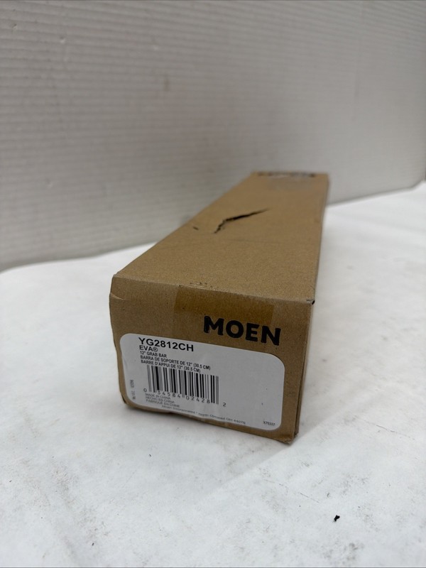 Moen YB5118CH Voss 18" Towel Bar Polished Chrome Bathroom Wall Mount NEW gallery