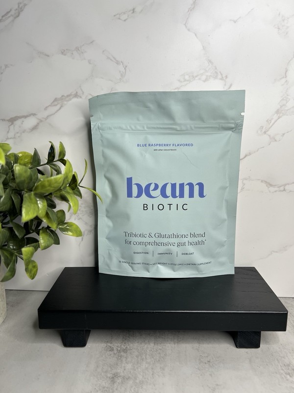 beam Biotic Probiotic Powder Blue Raspberry 15 Sticks Exp 10/2027
