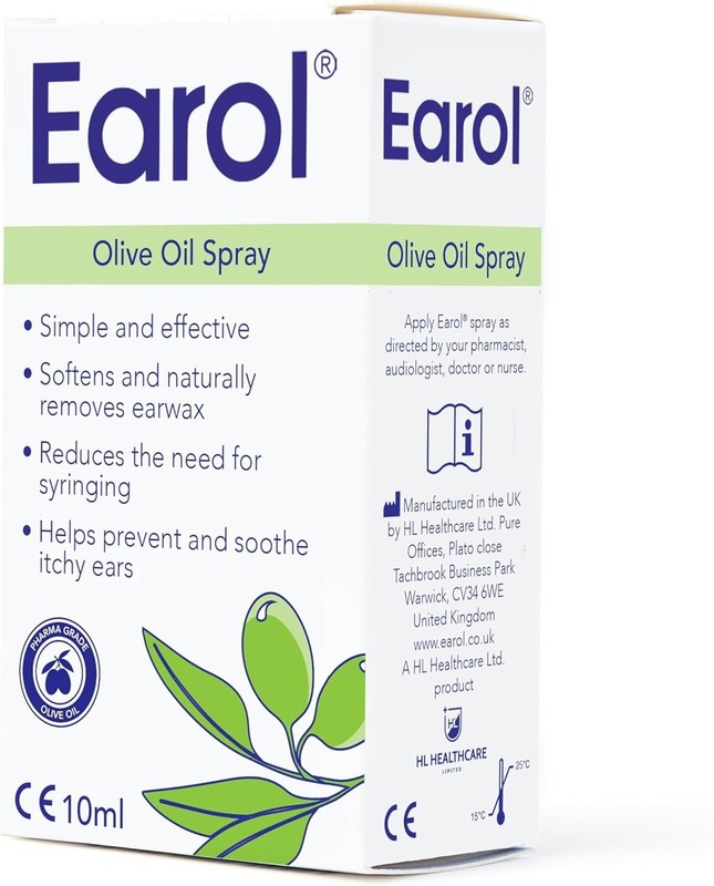 Olive Oil Ear Wax Softener Spray Natural Hearing Aid Cleaner Ear Hygiene gallery