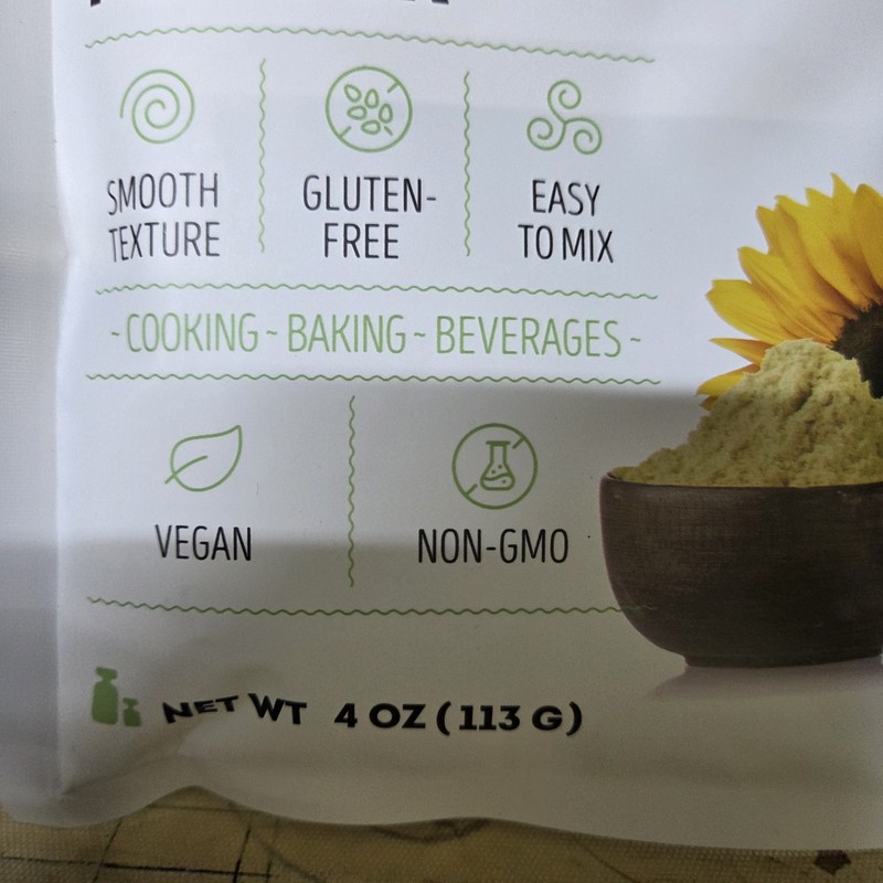 LOT - 3 BAGS Kate Naturals Sunflower Lecithin Powder - Bread Gummies Cooking 4oz gallery