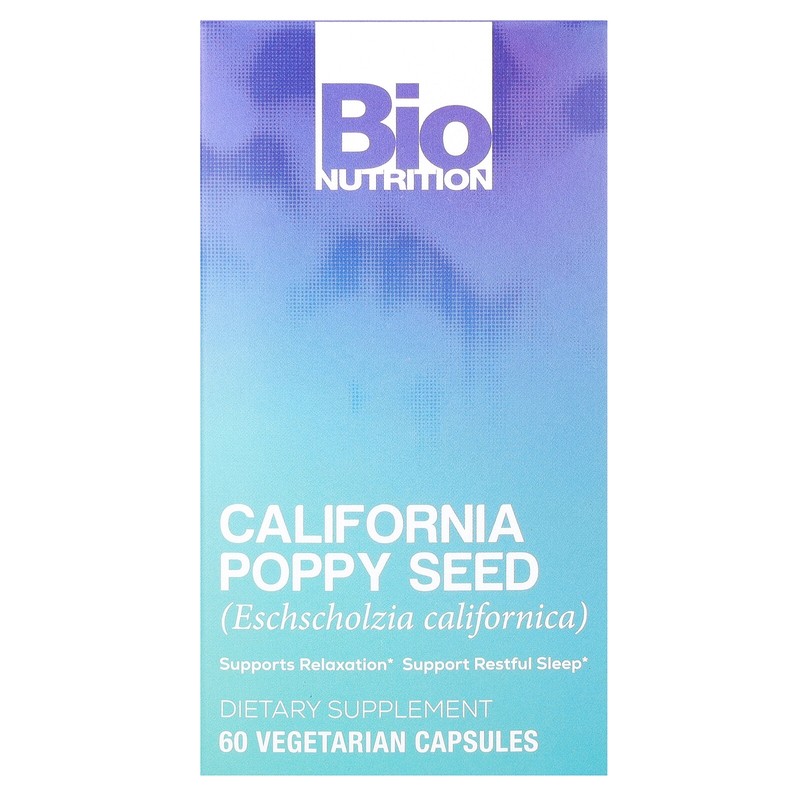 California Poppy Seed, 60 Vegetarian Capsules