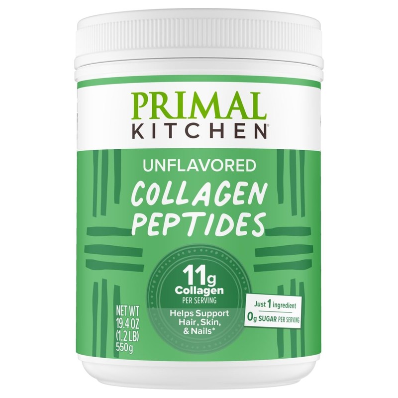 Primal Kitchen Collagen Peptides, Unflavored 1.2 Pound (Pack of 1), White