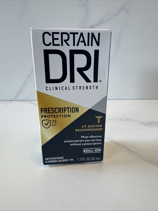 Roll-On Antiperspirant Clinical DRI 1.2 Oz / 35 mL. Exp 09/2027. New Sealed Box
