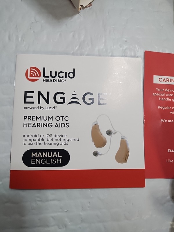 Lucid Hearing Engage OTC Hearing Aids | Android | Beige (Pair) PLEASE SEE DETAIL gallery