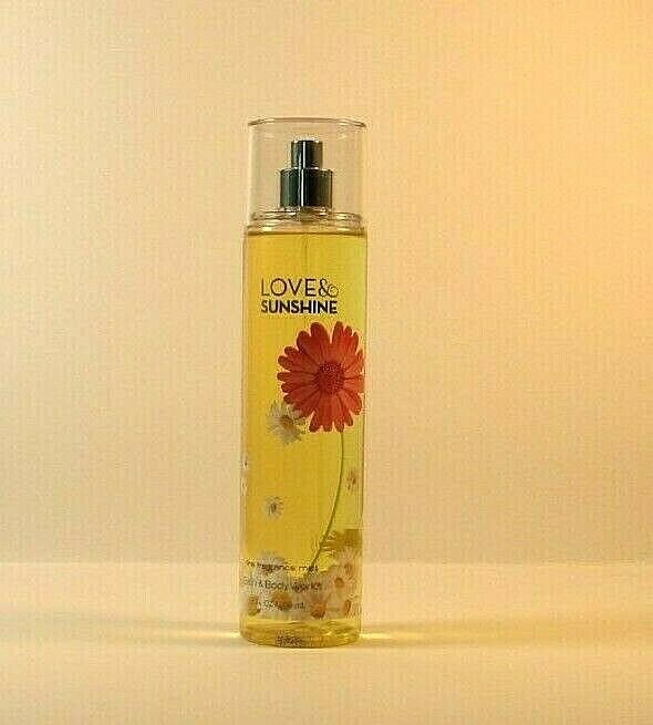 Bath & Body Works Love & Sunshine Fine Fragrance Mist Body Spray 8 oz