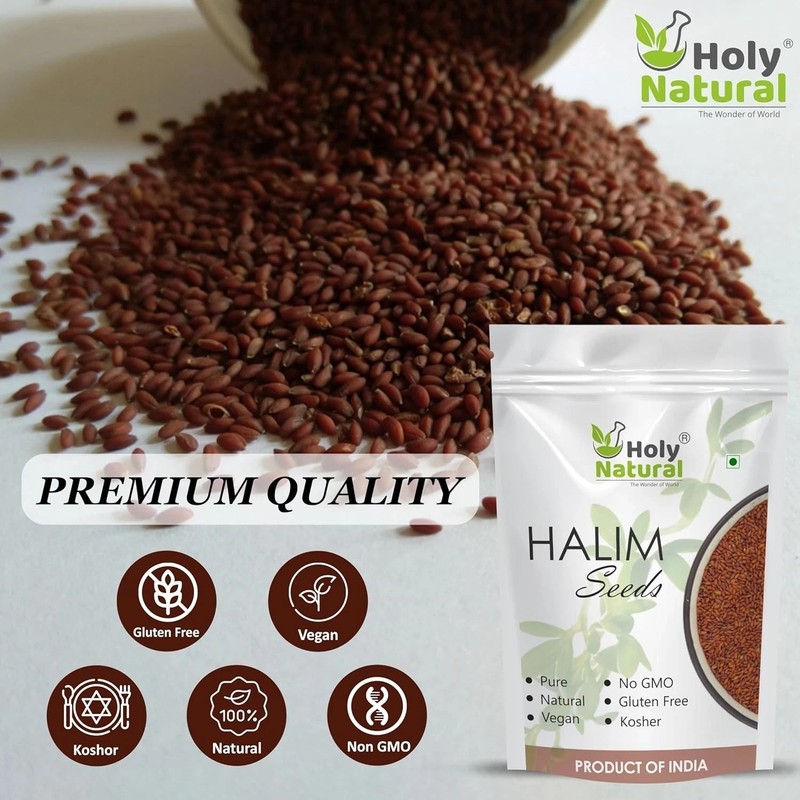 Holy Natural Halim Seeds 500gm gallery