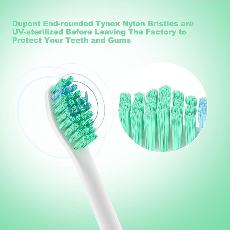 6 Pack Toothbrush Replacement Brush Heads for Philips Sonicare E Series HX7001 gallery