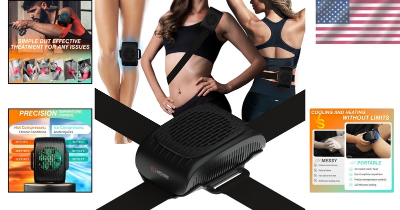 Portable Cold Therapy & Heating Pad - Ideal for Athletes and Active Lifestyles gallery