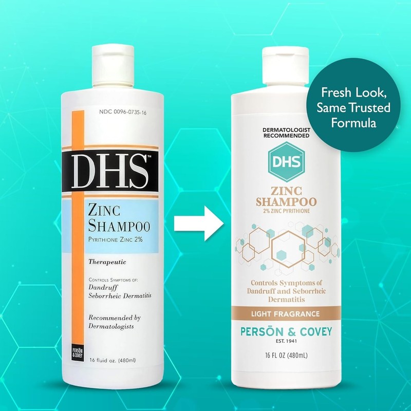DHS Zinc Shampoo Pyrithione Zinc 2% - 16 oz (Pack Of 2 Bottles) gallery