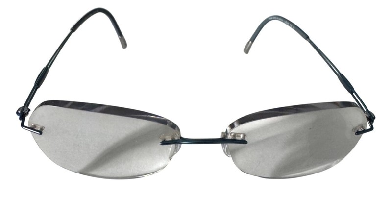 Silhouette Titan Rimless Titanium Eyeglass FRAMES ONLY Blue 5521 70 5040 17 140