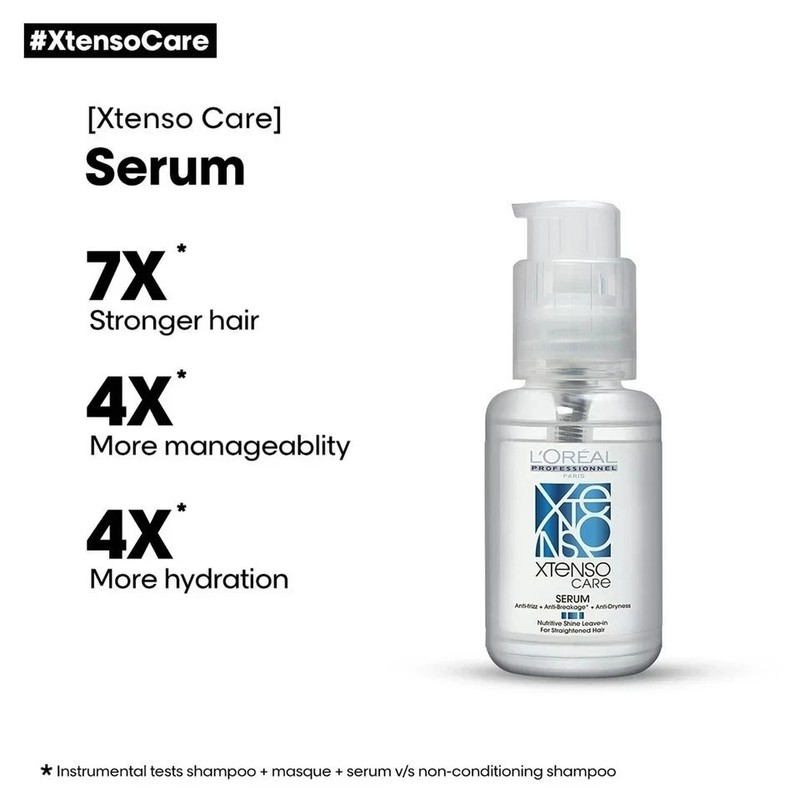 LOREAL PROFESSIONNEL PARIS Xtenso Care Serum For Straightened Hair-50ml gallery