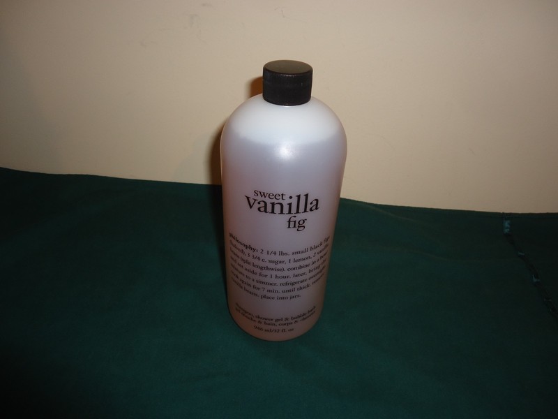 Philosophy Sweet Vanilla Fig Shampoo, Shower Gel & Bubble Bath 32 oz Sealed