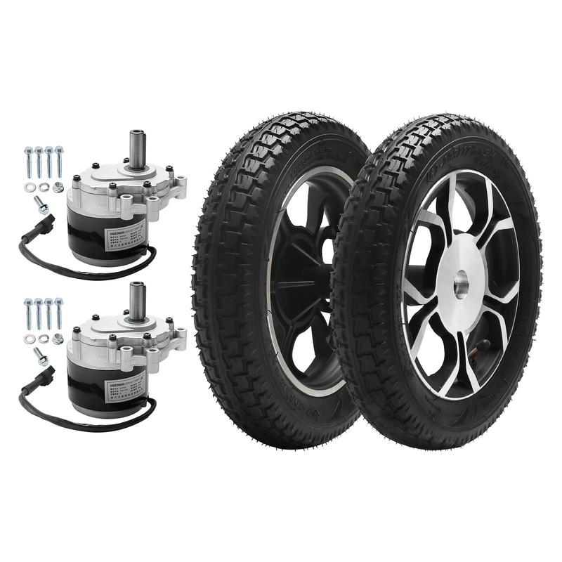 12″ inch Electric 24V 250W Gear Hub Motor 12 1/2×2 1/4 Wheel For Wheelchair Bike