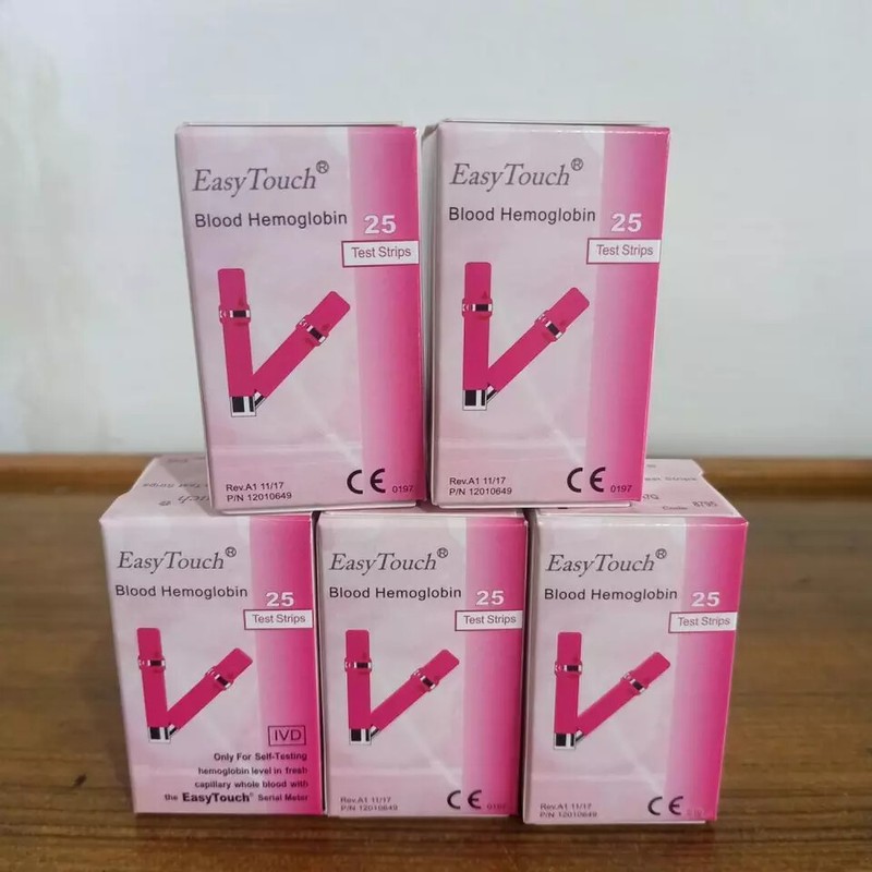 EasyTouch Blood Hemoglobin Test Strips 1 box( 25 Test Strips) gallery