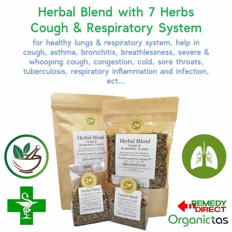 Lung Health & Cough Tea - Relief Cough, Bronchitis, Asthma, Chest Congestion, gallery